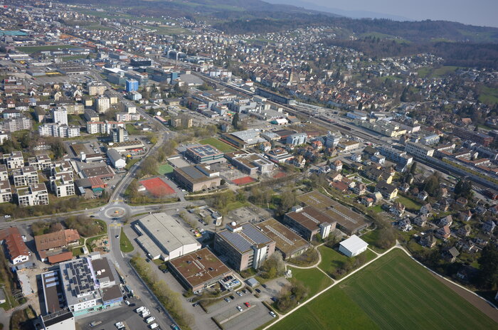 Vue aérienne du centre de formation de Zofingen