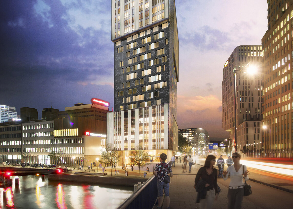 OurDomain Rotterdam Blaak bereikt hoogste punt